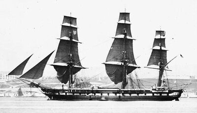 HMS Newcastle wooden steam screw frigate 1860.jpg